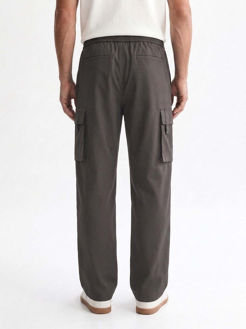 Men's Premium Straight-Fit Regular Cargo Pants