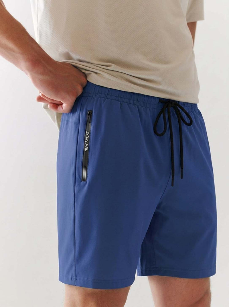 Men's Premium Athletic Sports with Zipper Pockets Shorts