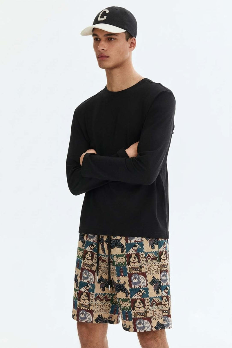 Men's Premium Multicolor Printed Jacquard Drawstring Shorts