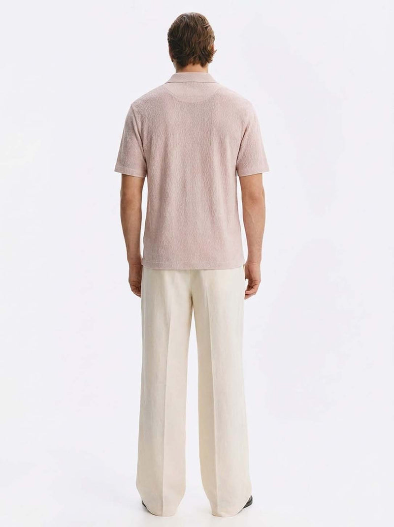 Men's Premium Textured Cuban Collar Shirt