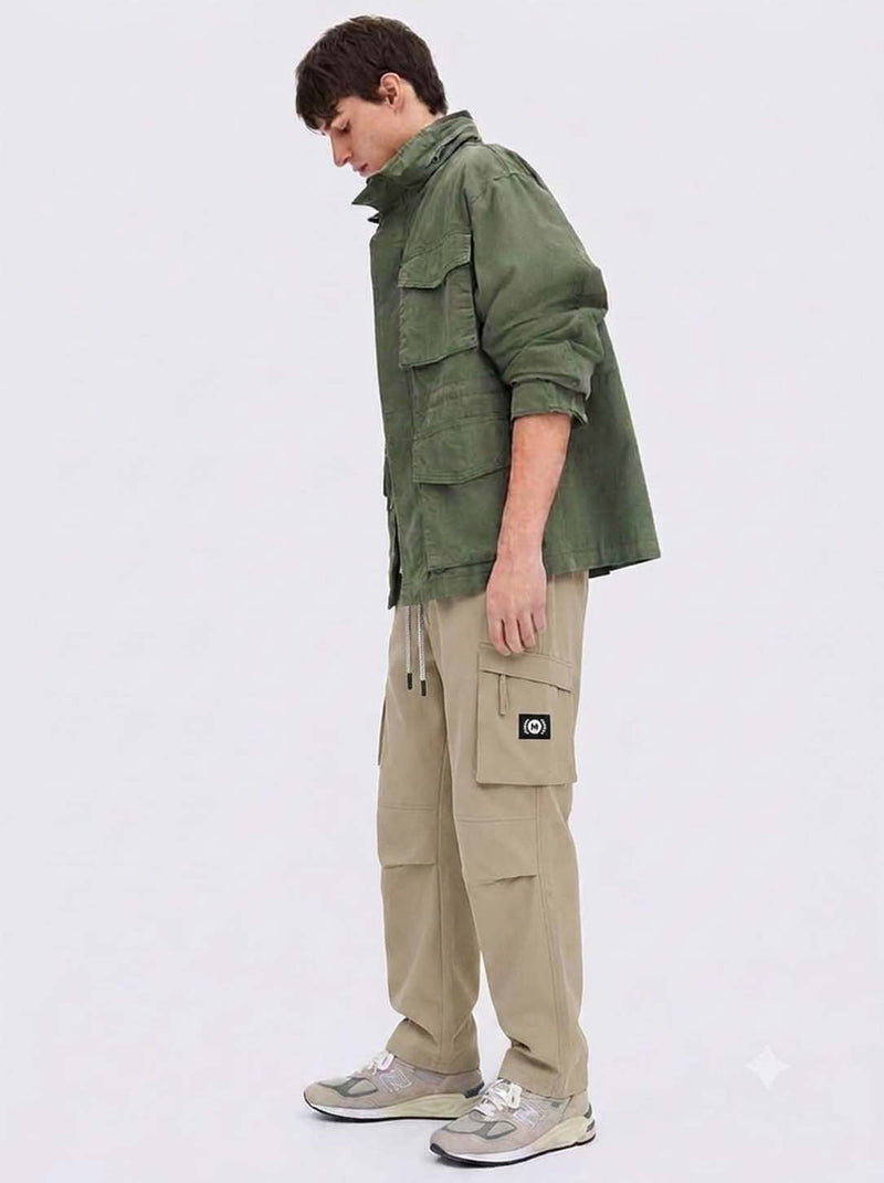 Men’s Premium Casual Relaxed Fit Utility Cargo Pants