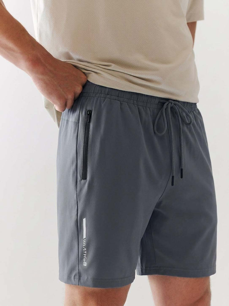 Men's Premium Athletic Sports with Zipper Pockets Shorts