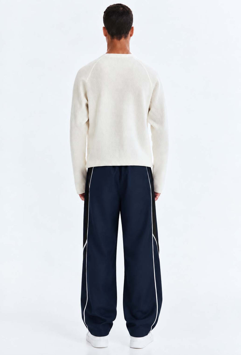 Men's Premium 'Los Angeles' Slogan Piping Track Pants