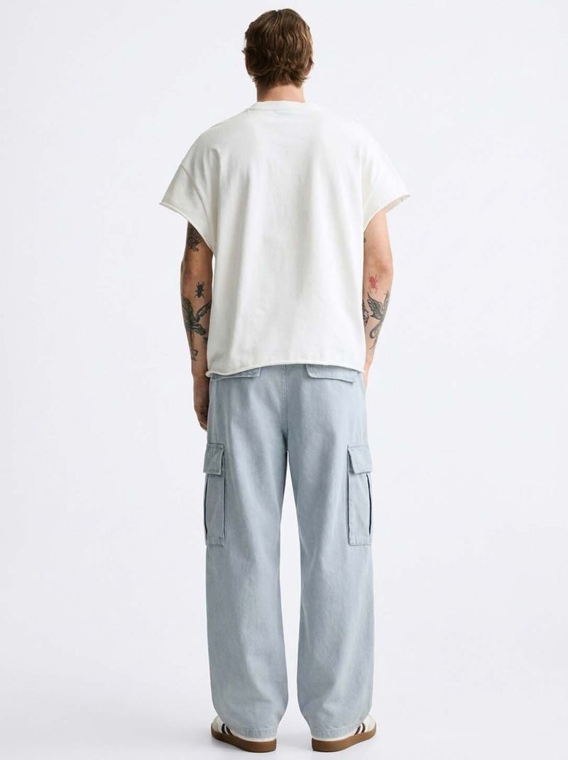 Men's Premium Relaxed Fit Cargo Pants with Multi-Pocket Design