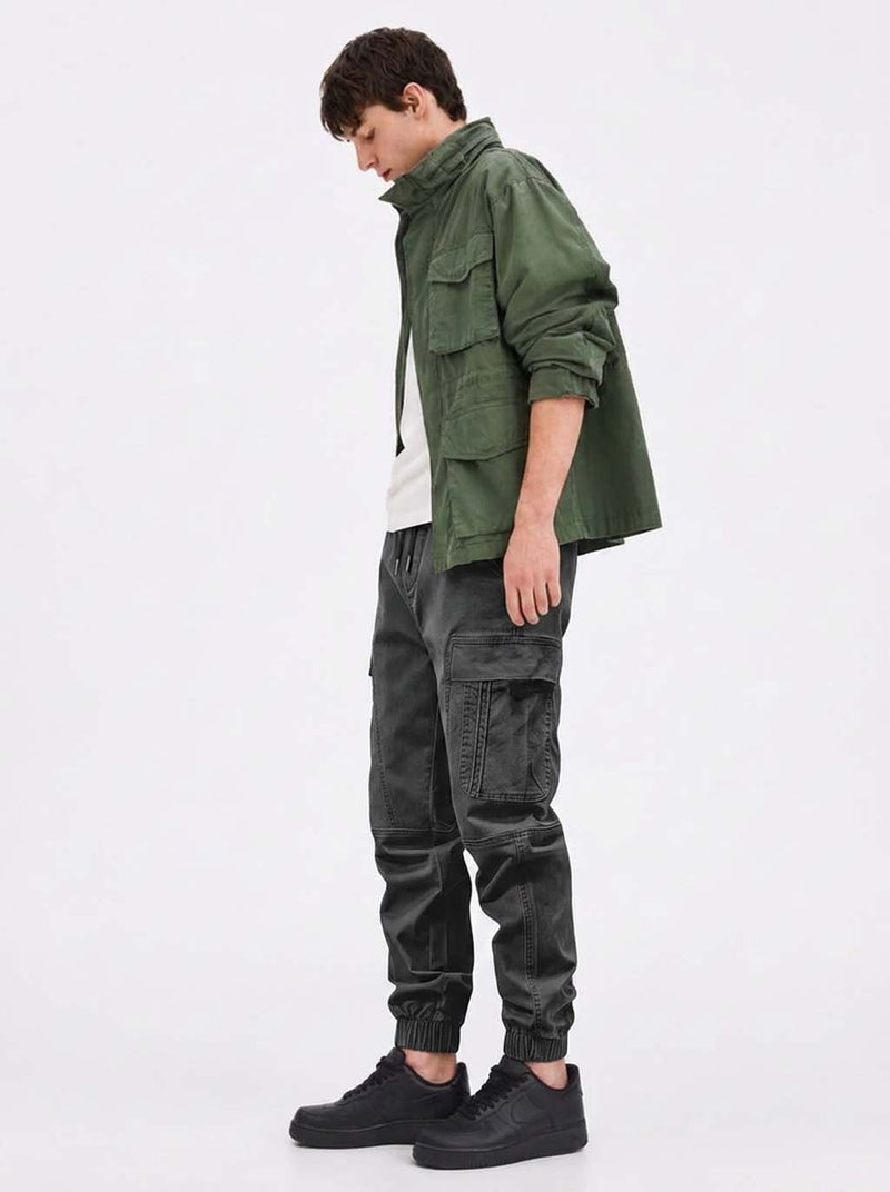 Men's Premium Relaxed-Fit Cargo Joggers