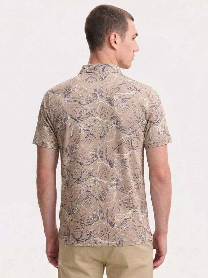 Men’s Premium Printed Regular Fit Polo T-Shirt