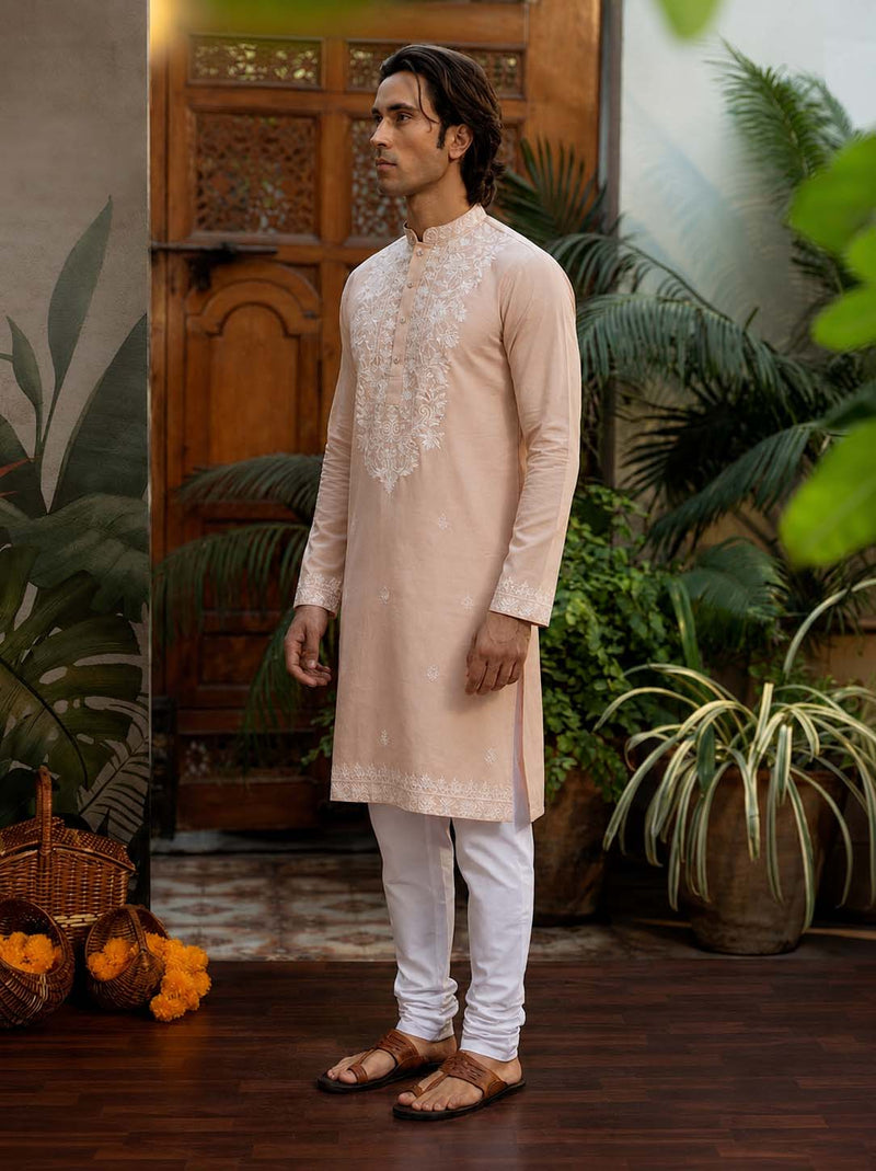 Men's Premium Embroidered Elegant Traditional Wear Kurta