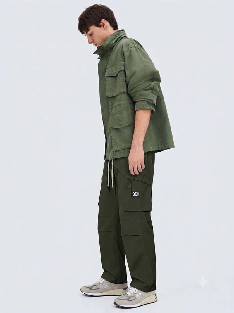 Men’s Premium Casual Relaxed Fit Utility Cargo Pants