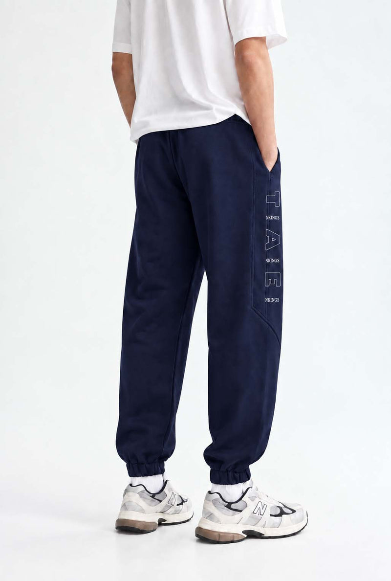 Men's Premium Regular Fit Paneled Fleece Joggers Track pant