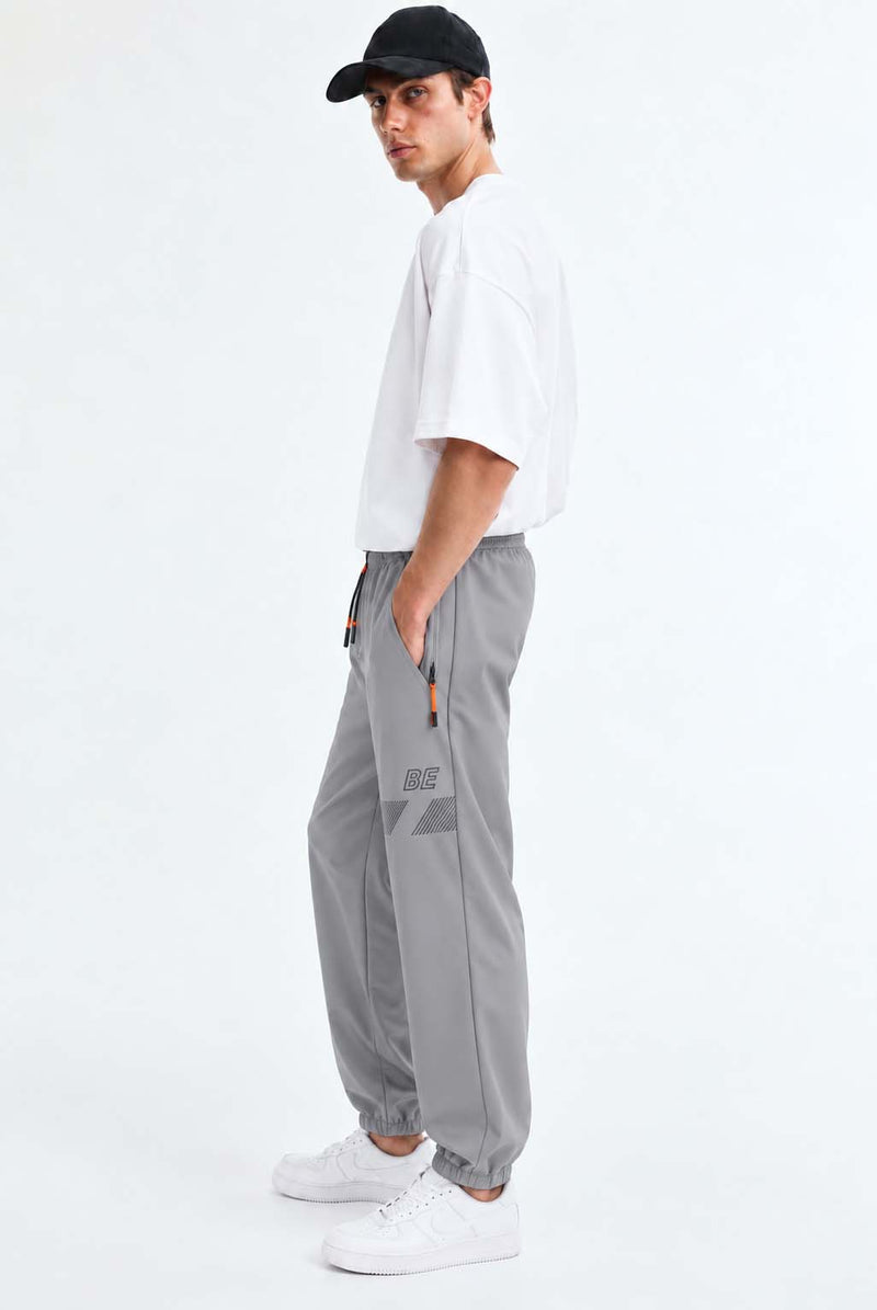 Men's Premium Graphic Printed Zipper-Pocket Track Pant