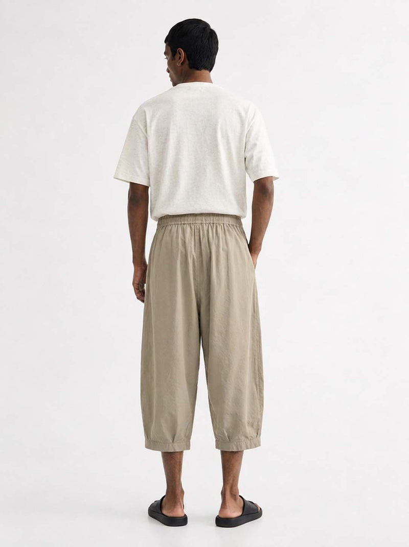Men's Premium Elastic Waist Cropped Shorts