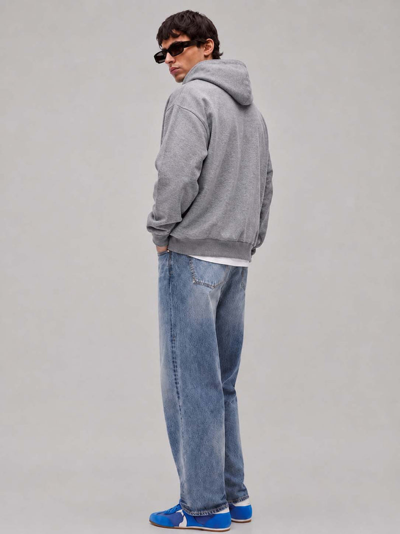 Men’s Premium Casual Full-Zip Fleece Hooded Jacket