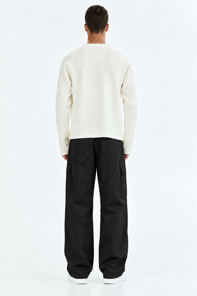 Men's Premium Straight Leg Elastic Waist Cargo
