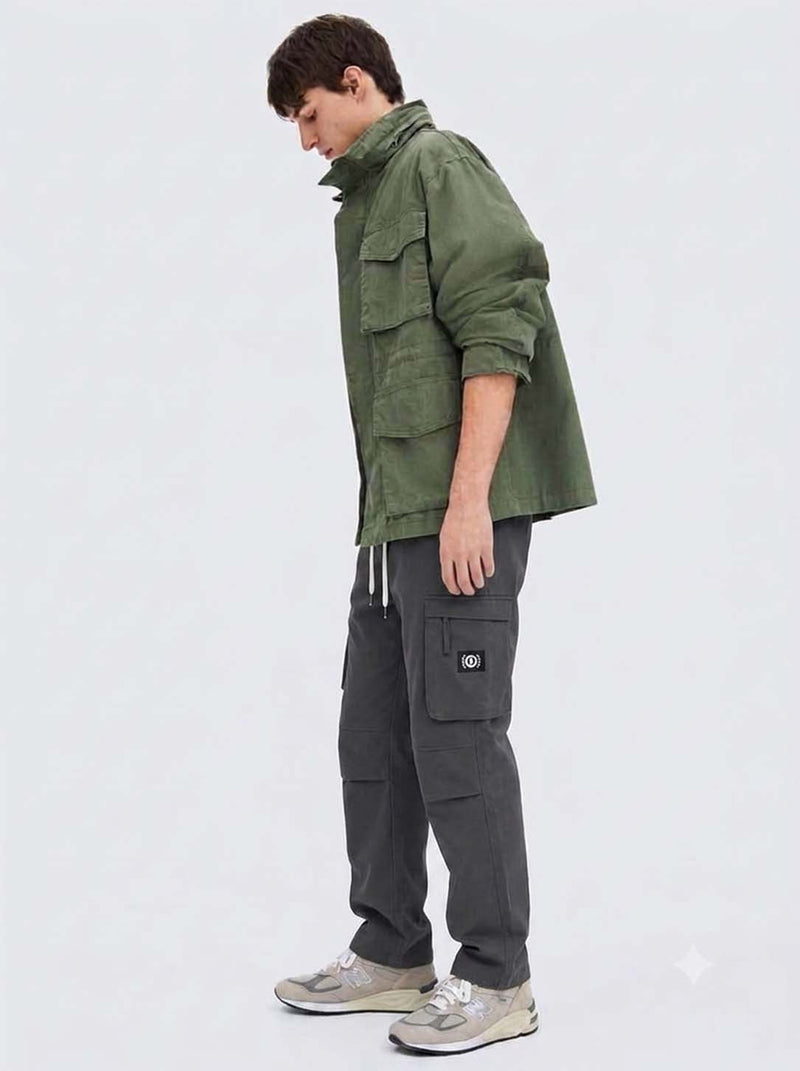 Men’s Premium Casual Relaxed Fit Utility Cargo Pants