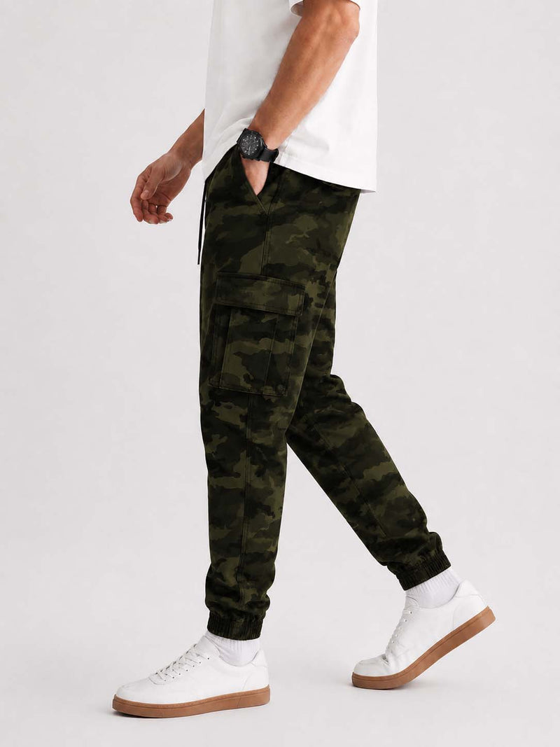 Men’s Premium Camouflage Cargo Jogger Pants