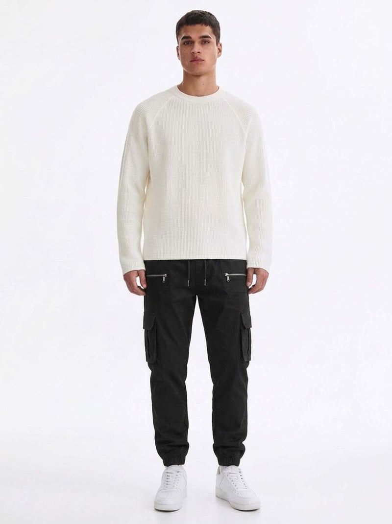 Men's Premium relaxed Fit Zippered Cargo Joggers