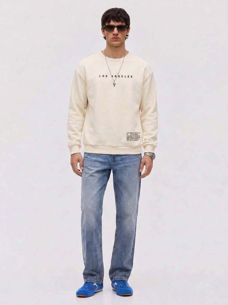 Men’s Premium Casual Full Sleeve Printed Crew Neck Sweatshirt