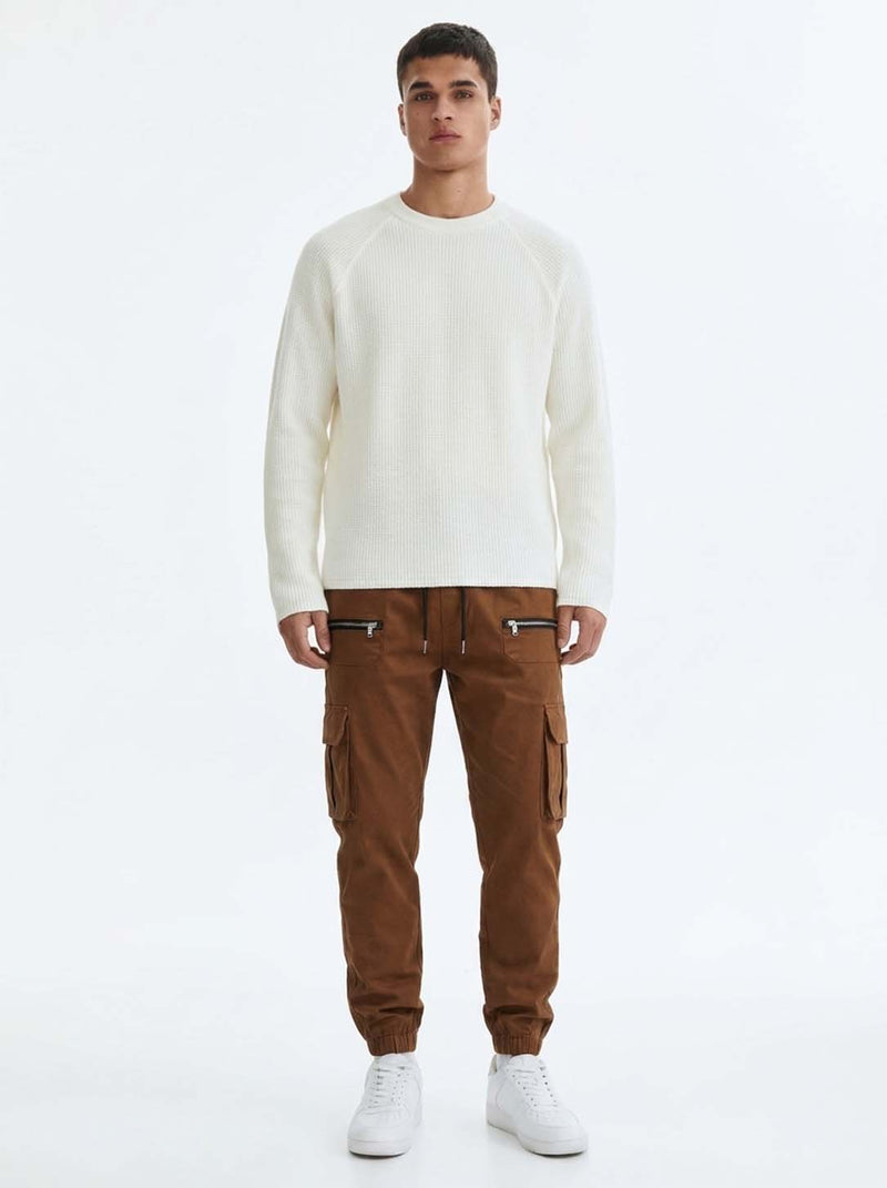 Men's Premium relaxed Fit Zippered Cargo Joggers