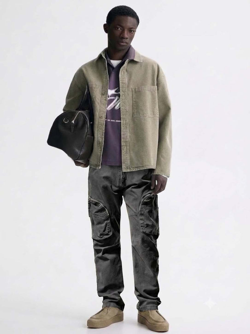 Men's Premium Zipper Pocket Stylish Cargo Pants