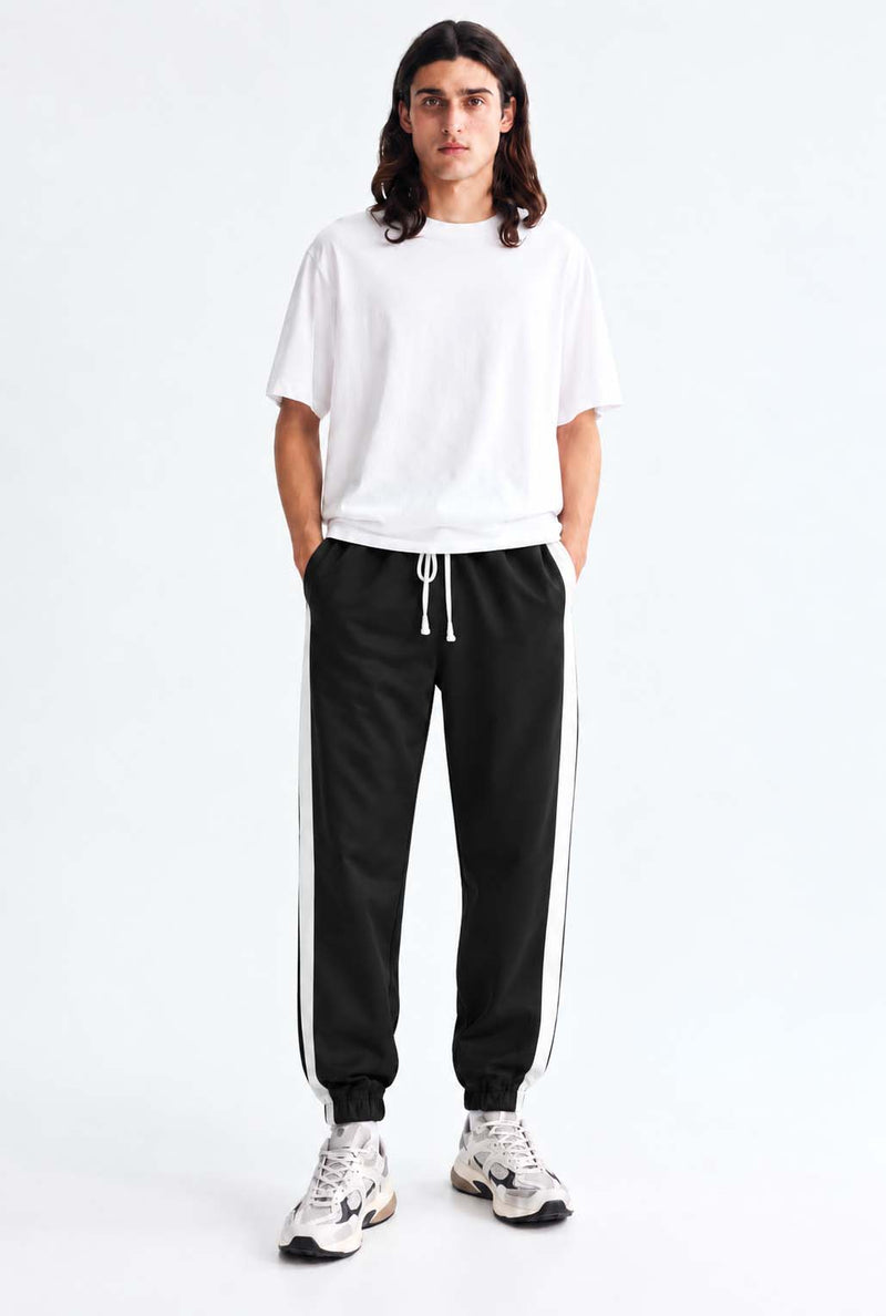 Men's Premium Regular Fit Side-Striped Track pant