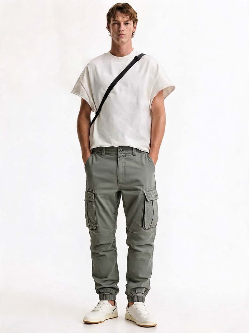 Men's Premium Utility with Cuffed Hems Cargo Pants