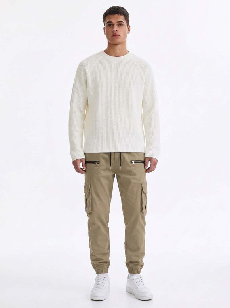 Men's Premium relaxed Fit Zippered Cargo Joggers