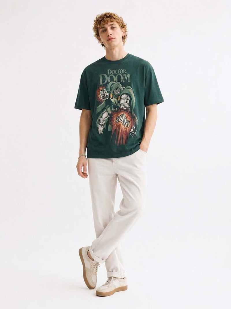 Men's Premium Graphic Printed Oversized T-Shirt