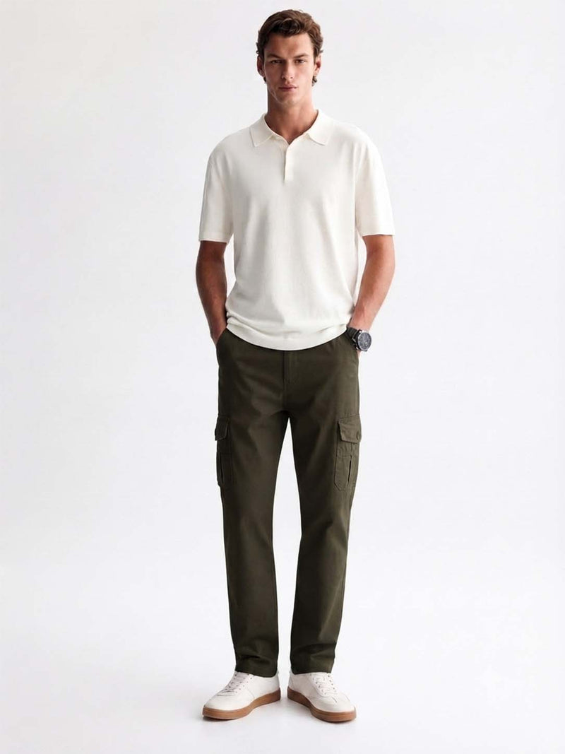 Premium Relaxed-Fit Utility Cargo Pants for Men