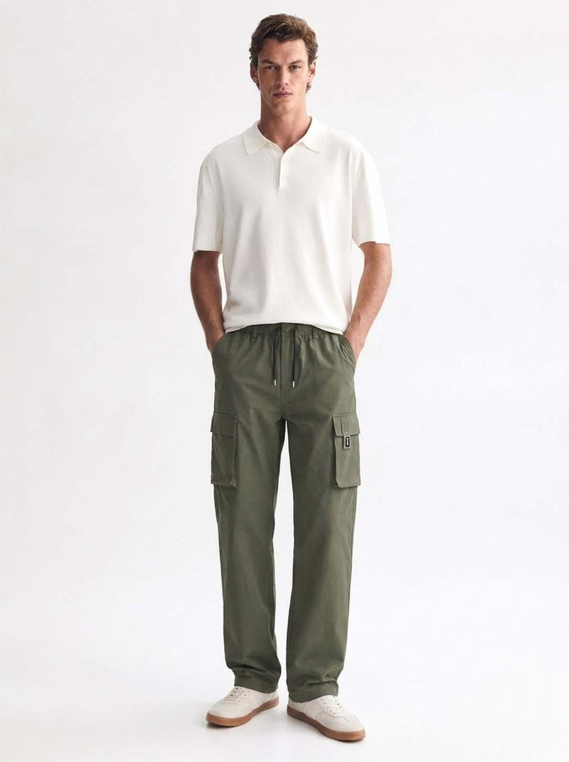 Men's Premium Straight-Fit Regular Cargo Pants