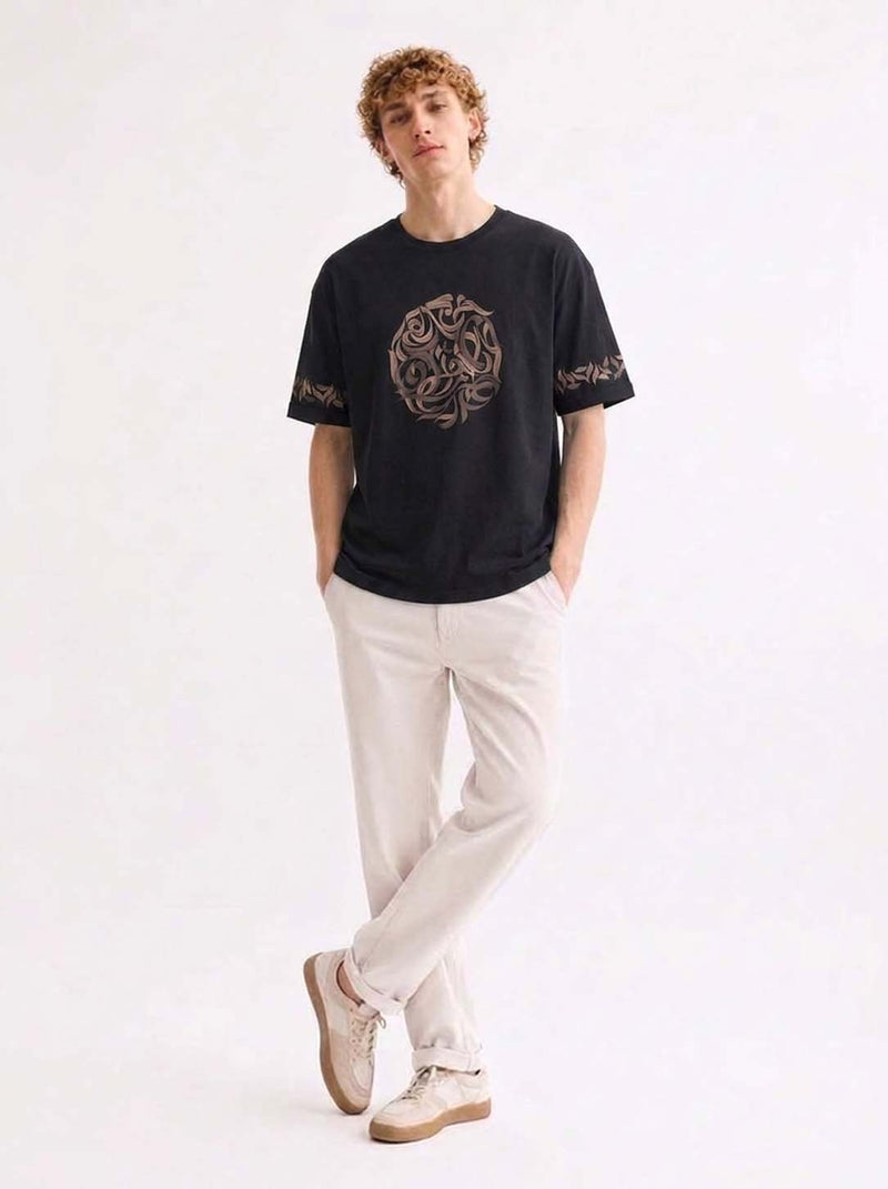 Men's Premium Graphic Printed Oversized T-Shirt