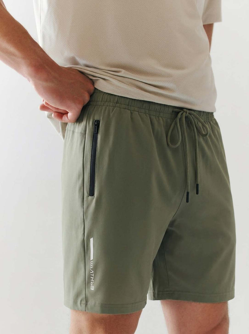 Men's Premium Athletic Sports with Zipper Pockets Shorts