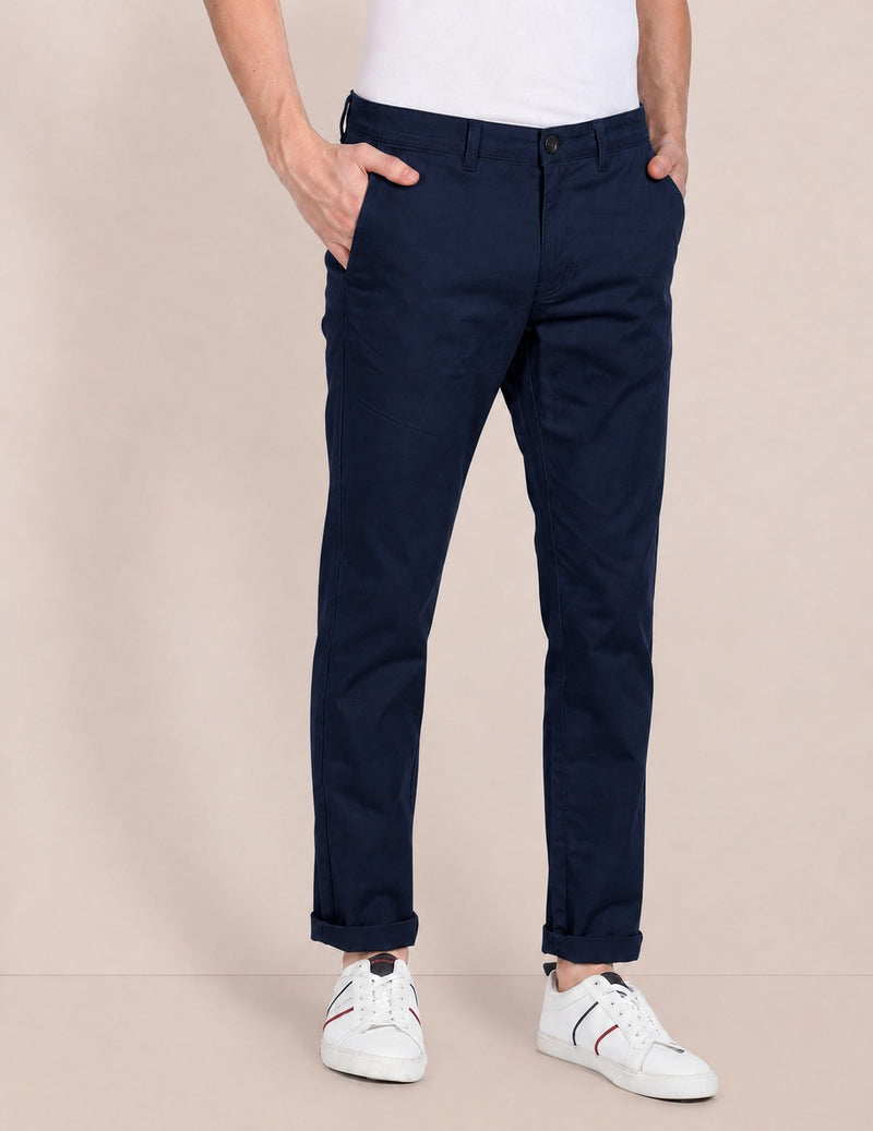 Men’s Classic Chino Trousers – Comfortable Regular-Fit Casual Pants