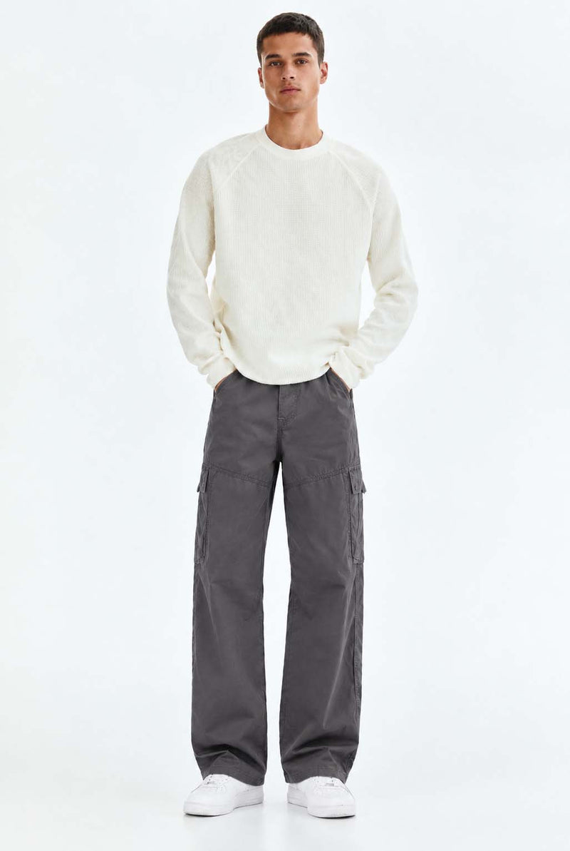 Men's Premium Straight Leg Elastic Waist Cargo