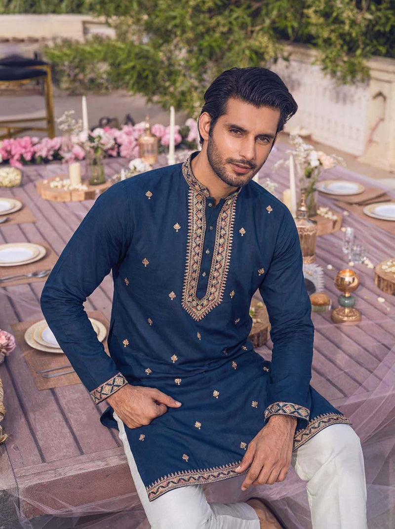 Men’s Embroidered Premium Ethnic Wear Kurta