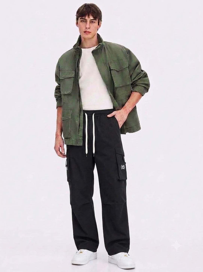 Men’s Premium Casual Relaxed Fit Utility Cargo Pants