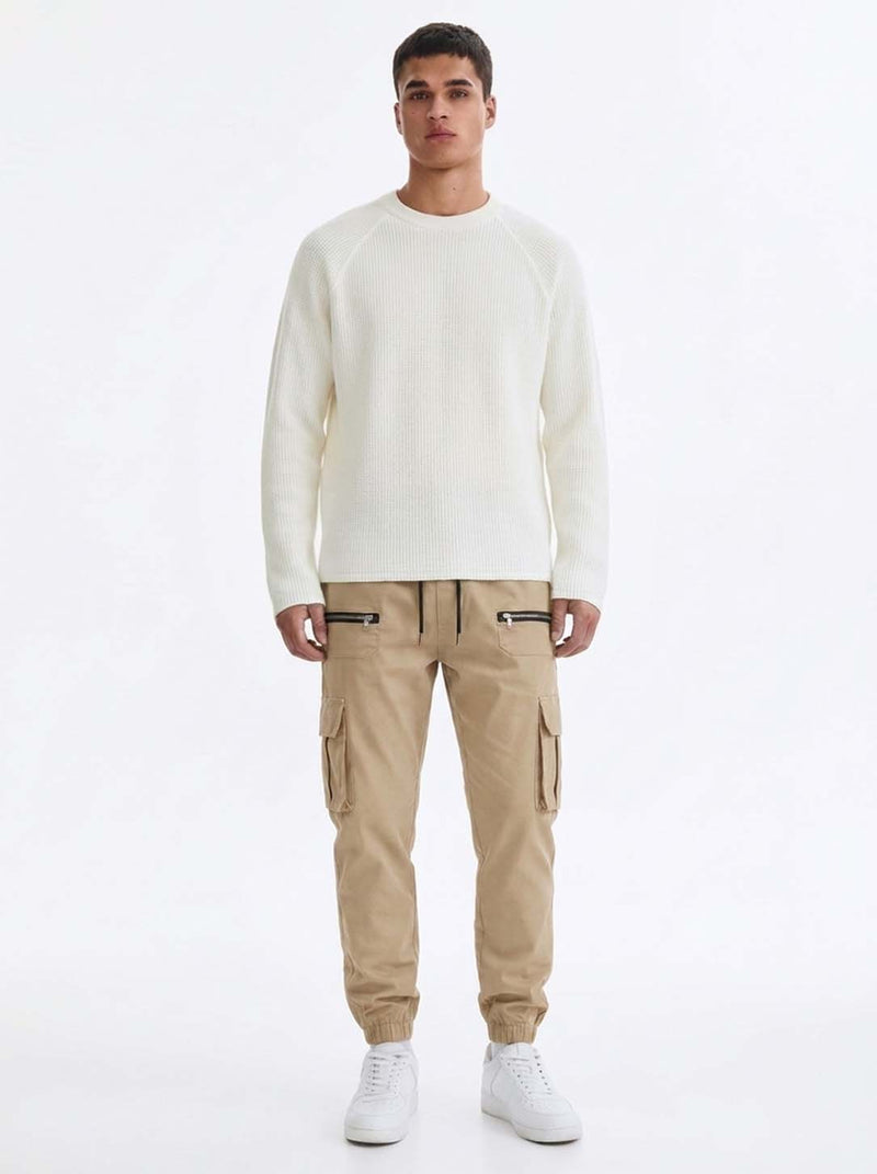 Men's Premium relaxed Fit Zippered Cargo Joggers
