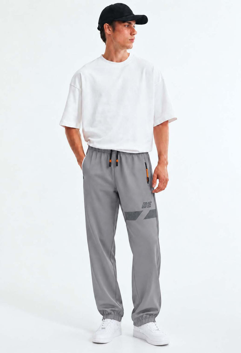 Men's Premium Graphic Printed Zipper-Pocket Track Pant
