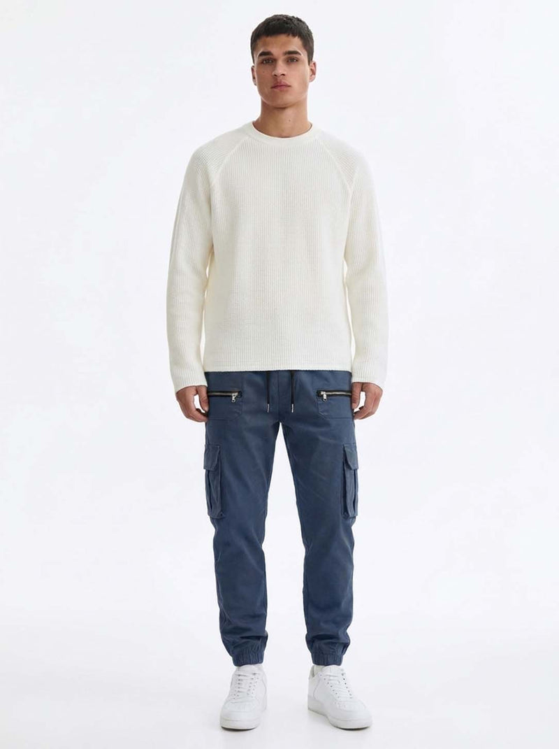 Men's Premium relaxed Fit Zippered Cargo Joggers