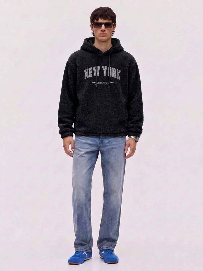 Men’s Fleece New York Graphic Sweatshirt Hoodies