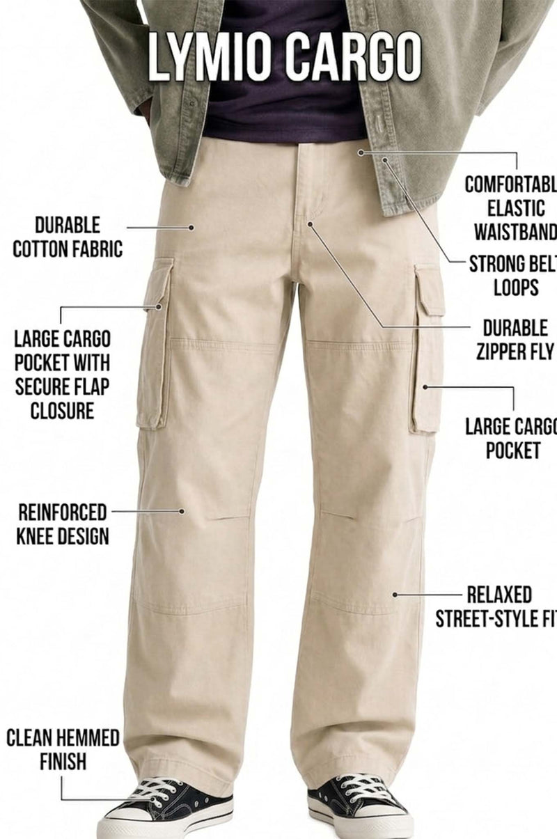 Men's Premium Modern Urban Streetwear Cargo Joggers