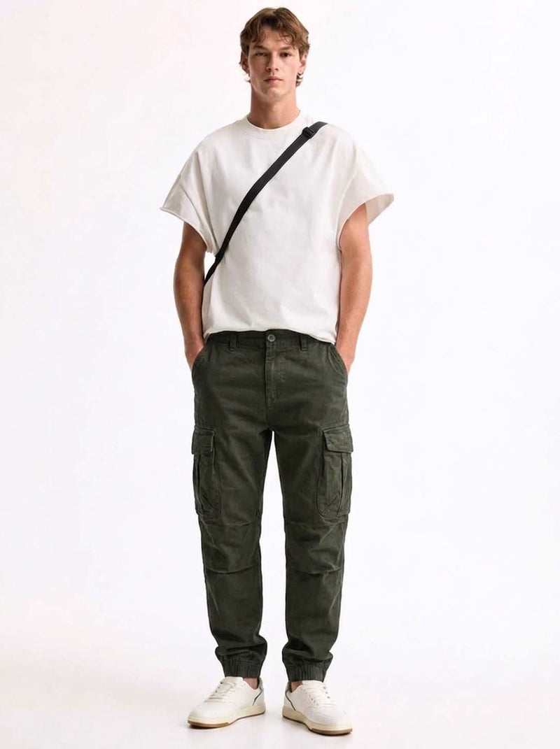 Men's Premium Utility with Cuffed Hems Cargo Pants