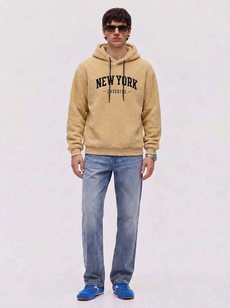 Men’s Fleece New York Graphic Sweatshirt Hoodies