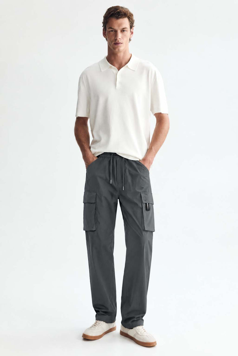 Men's Premium Straight-Fit Regular Cargo Pants