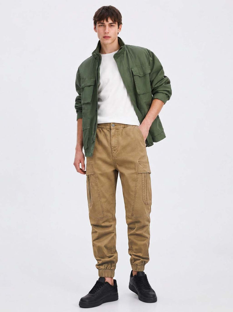 Men's Premium Relaxed-Fit Cargo Joggers