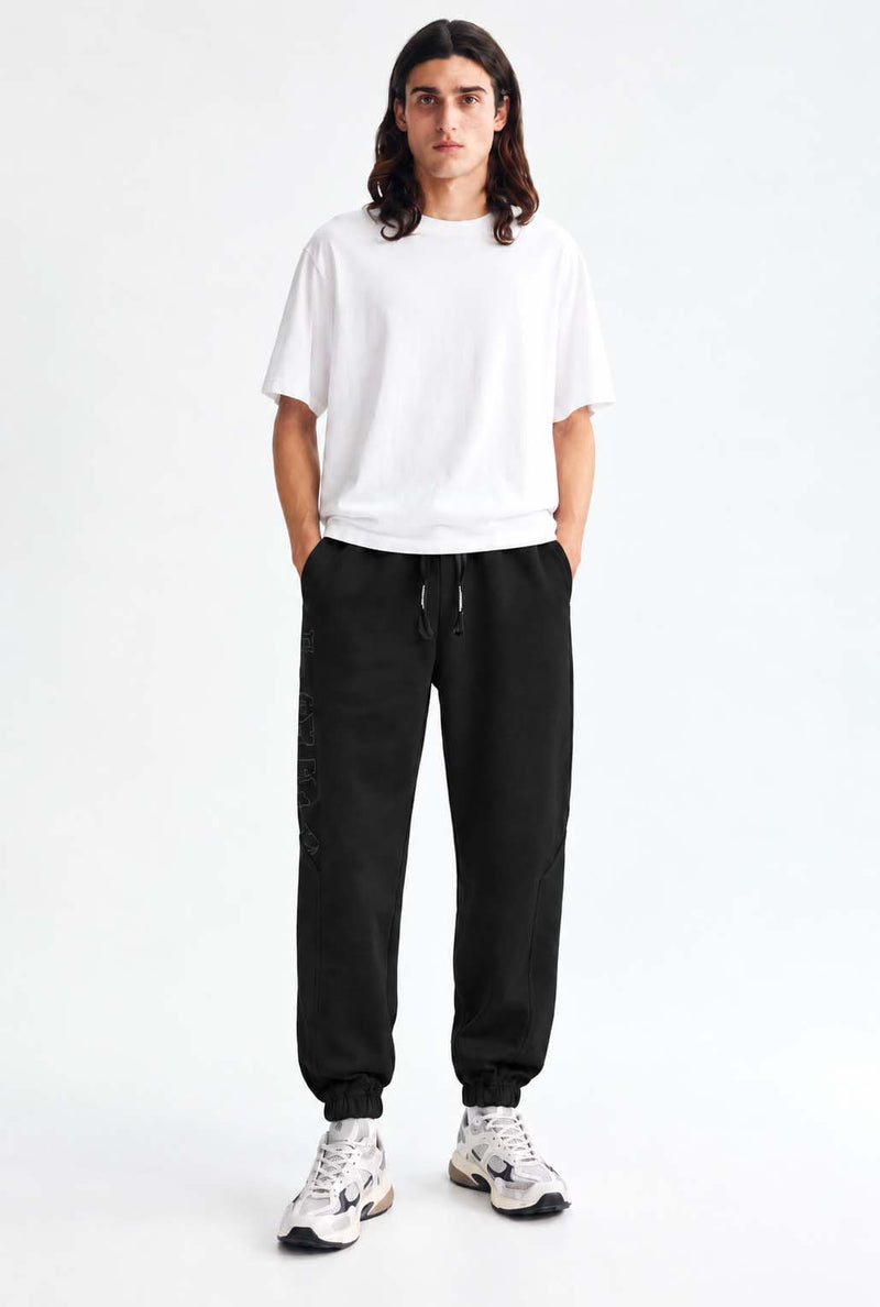 Men's Premium Regular Fit Paneled Fleece Joggers Track pant