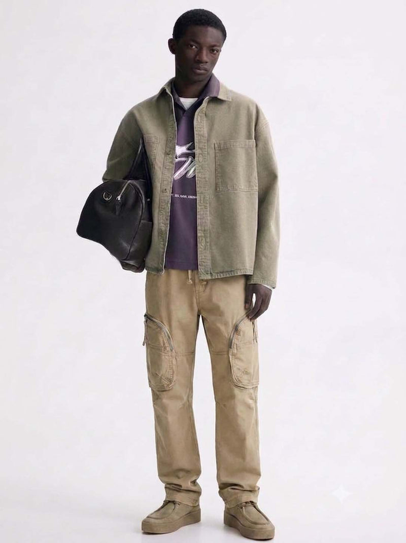 Men's Premium Zipper Pocket Stylish Cargo Pants