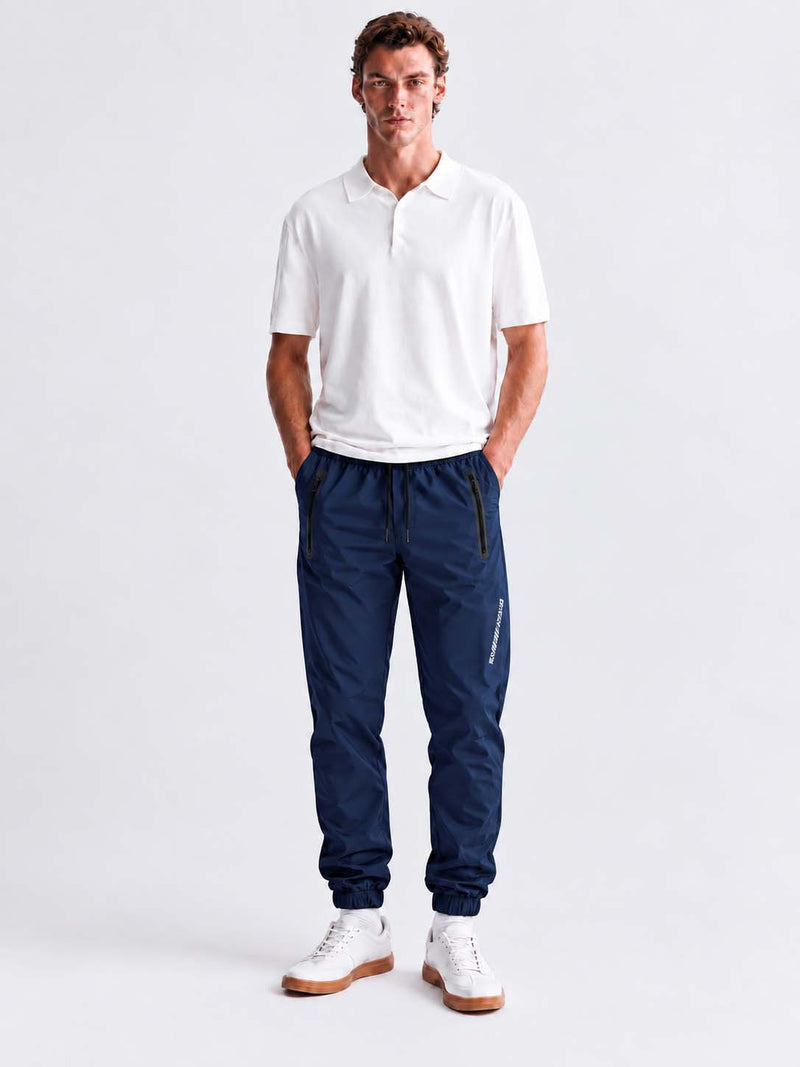 Men's Premium Utility Zipper-Pocket Cuffed Track Pant