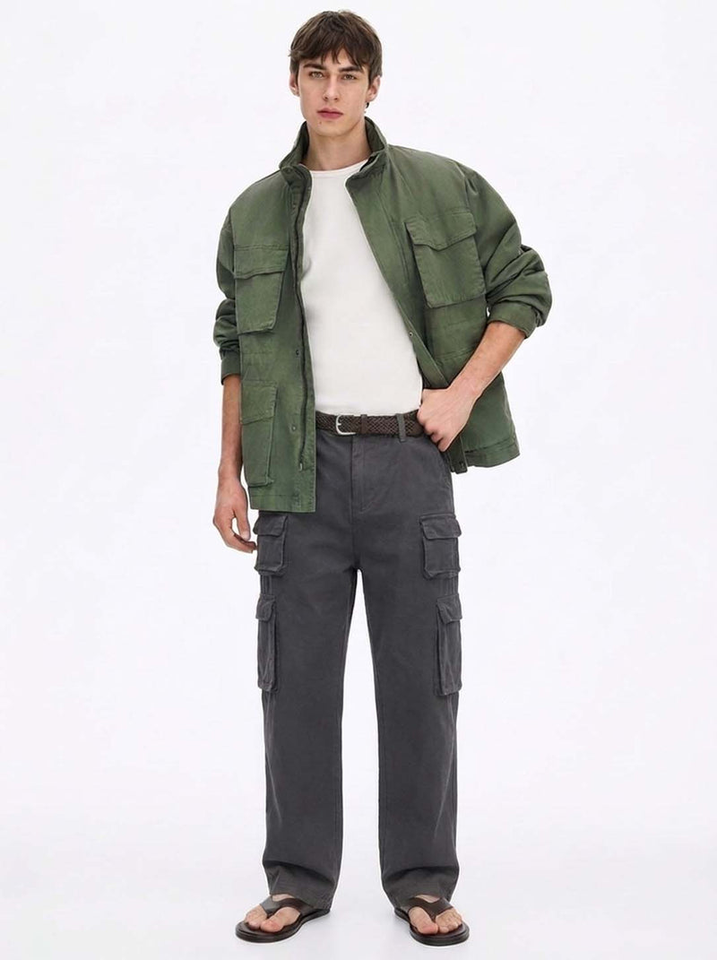 Men's Premium Regular Fit Multi-Pocket Design Cargo Pants