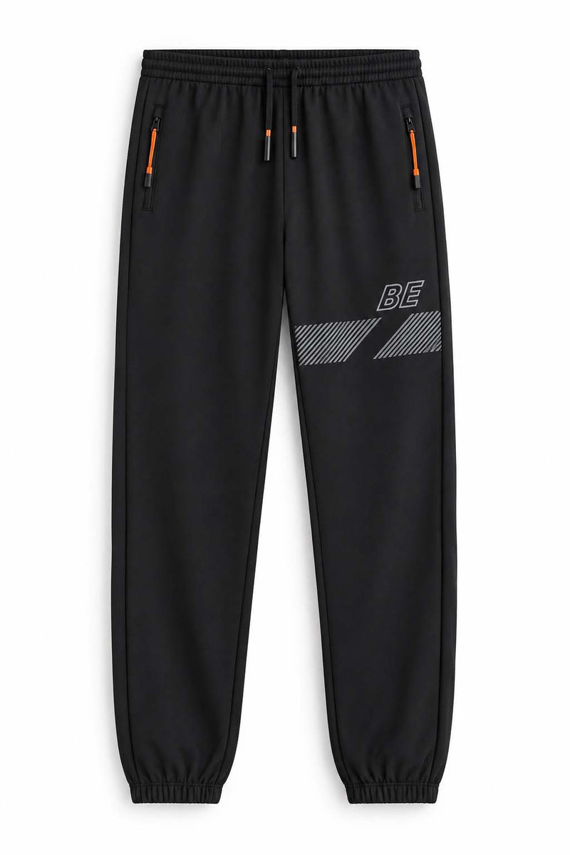 Men's Premium Graphic Printed Zipper-Pocket Track Pant
