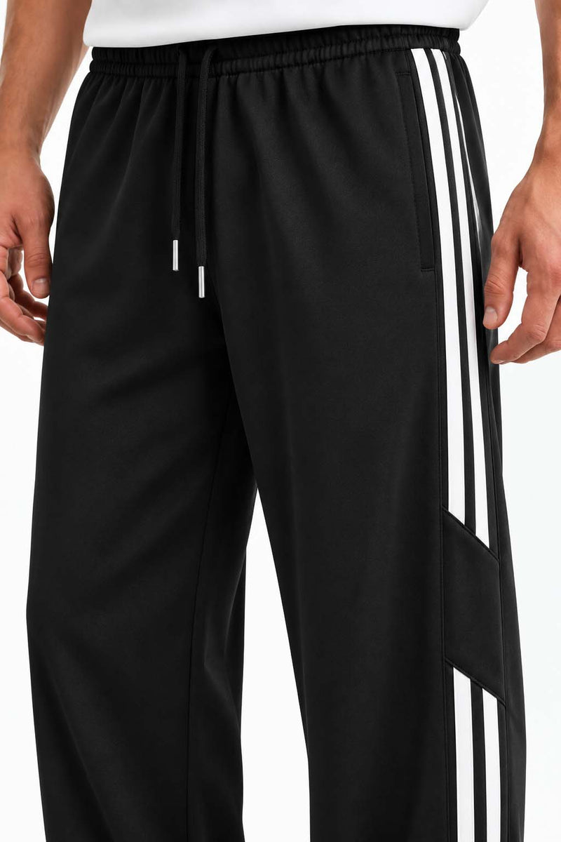 Men's Premium Regular Fit Side-Striped Track Pants